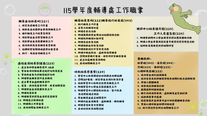 工作職掌