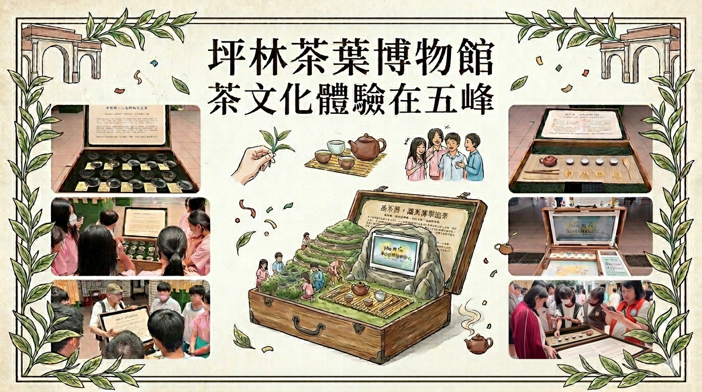 坪林茶葉博物館行動體驗箱在五峰